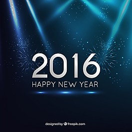 深藍色的新年背景