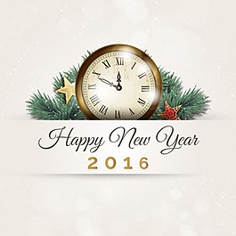 新的一年的時(shí)鐘背景