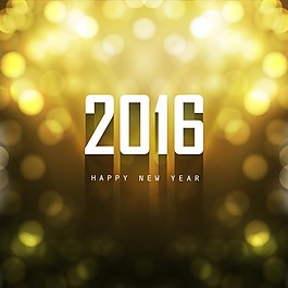 2016新年背景，背景虛化的風格