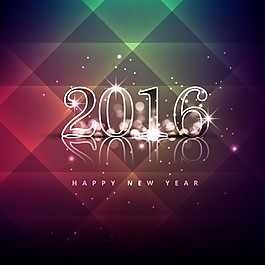 發(fā)光的新年2016問候