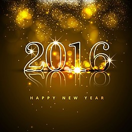 2016新年閃爍背景