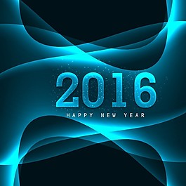 閃亮2016新的一年背景