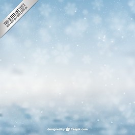 下雪的圣誕背景