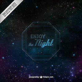 享受夜晚的背景