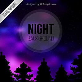 夜的背景
