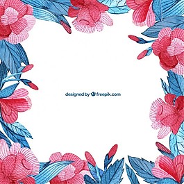 手繪花架