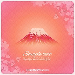 富士山的背景