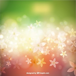 豐富多彩的春天的背景