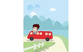 UI大巴推廣畫面