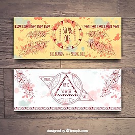 波西米亞橫幅手繪裝飾藝術(shù)