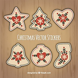 圣诞节的形状stikers