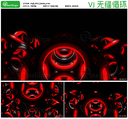 霓虹圓環主題的VJ循環素材13