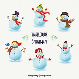 手繪雪人