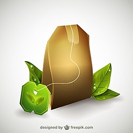 茶袋插畫