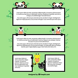 與野生動物箱文本