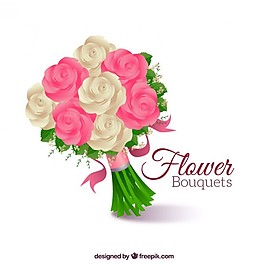 可爱的玫瑰花束