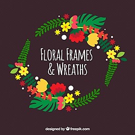 用手畫出花的框架