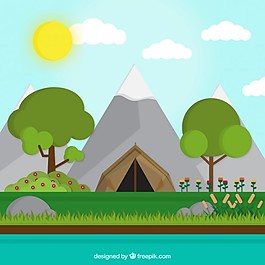 帳篷景觀