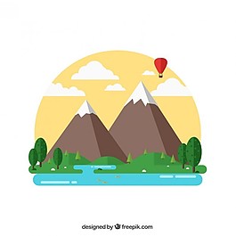 平面設(shè)計中的自然景觀