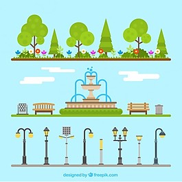 戶外公園元素