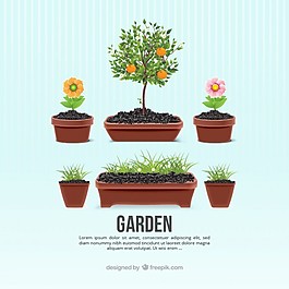 園林花盆