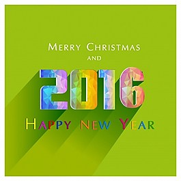 新年快樂2016背景圖案
