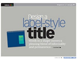 如何設(shè)計標(biāo)簽式標(biāo)題