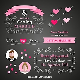 黑板式的結(jié)婚證