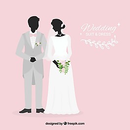 時尚的婚紗