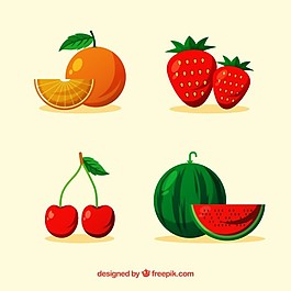 四包美味的水果