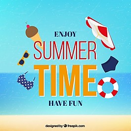 享受夏日時光卡