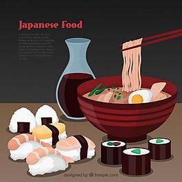 日本食品模板
