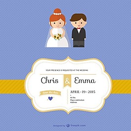 婚禮請柬模板