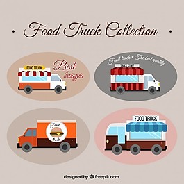 手拉食品卡車