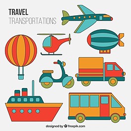 色的旅游交通