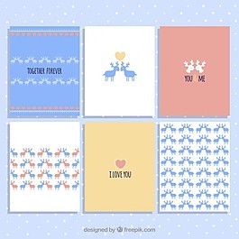 情人節(jié)鹿卡收藏