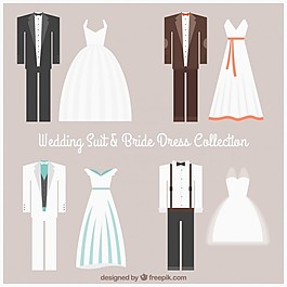 結婚禮服和新娘禮服收藏