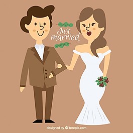 新婚夫婦剛結(jié)婚