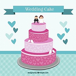 扁結(jié)婚蛋糕