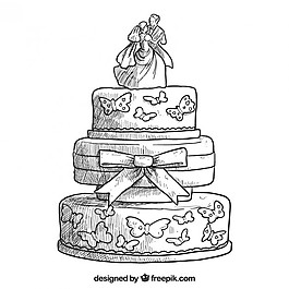 手拉結(jié)婚蛋糕