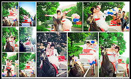 {白色的馬車}婚紗樣片C