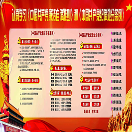 認真學習中國共產黨廉潔自律準則圖片