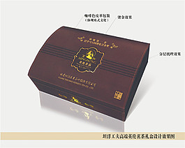 茶包裝廣告模板