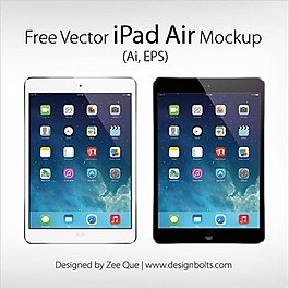 蘋果ipad的空氣模型