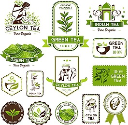 綠色綠茶圖標