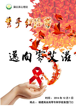 艾滋病主题海报
