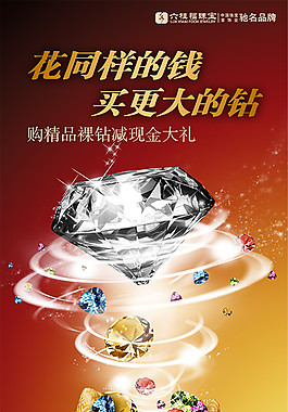 鉆石促銷海報(bào)