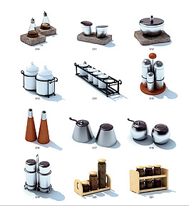 餐具設(shè)計(jì)素材3D模型素材