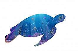 藍色的海龜