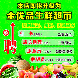 生鮮招聘